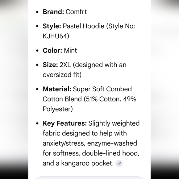 NWOT Comfrt Collection Pastel Edit Size 2XL - Picture 10 of 10